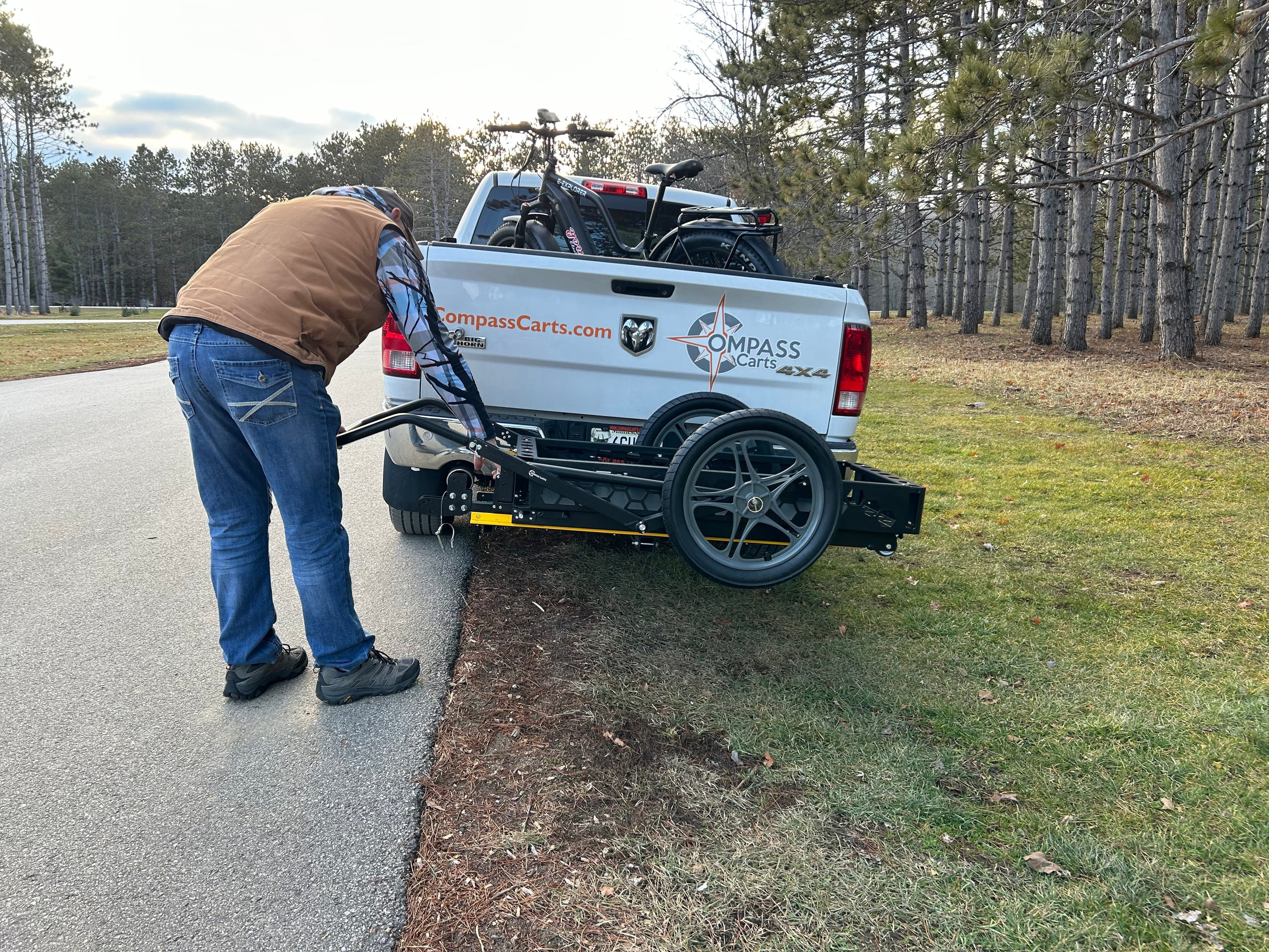 Why a Hitch-Mounted Utility Cart is a Game-Changer